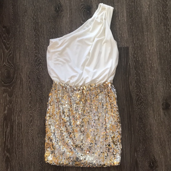 nordstrom white sequin dress